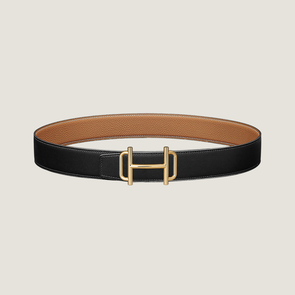 Royal belt buckle & Reversible leather strap 38 mm | Hermès Sweden