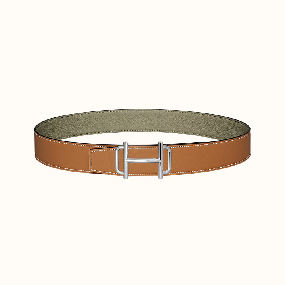 Royal belt buckle & Reversible leather strap 38 mm | Hermès UK