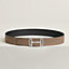 Royal belt buckle & Reversible leather strap 38&nbsp;mm, View: , view 1 of 3