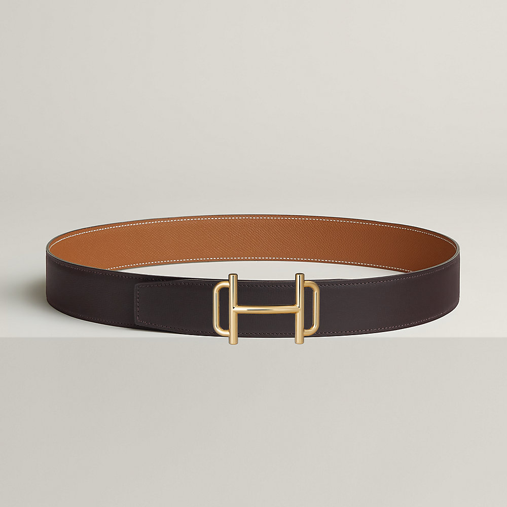 Royal belt buckle & Reversible leather strap 38 mm | Hermès 