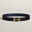Royal belt buckle & Reversible leather strap 38&nbsp;mm, View: , view 1 of 2