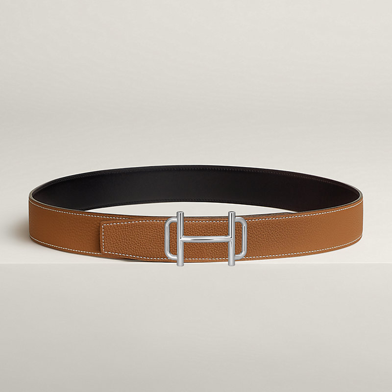 Royal belt buckle & Reversible leather strap 38 mm