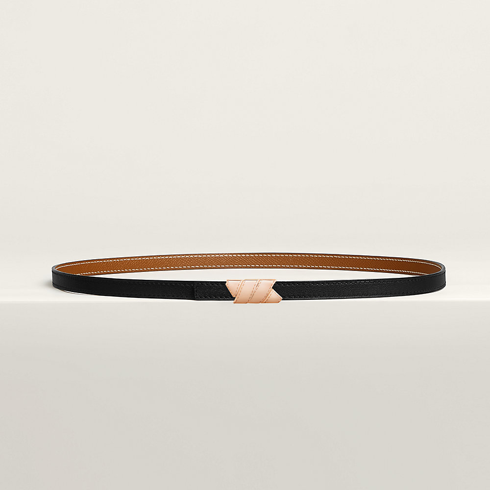 Ruban belt buckle & Reversible leather strap 13 mm | Hermès USA