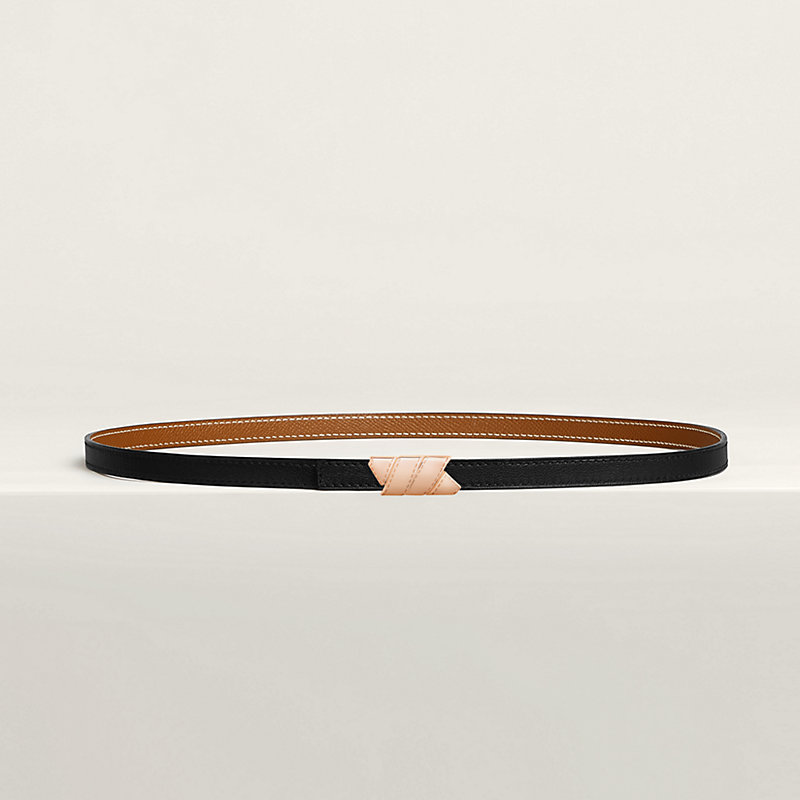Ruban belt buckle & Reversible leather strap 13 mm | Hermès USA