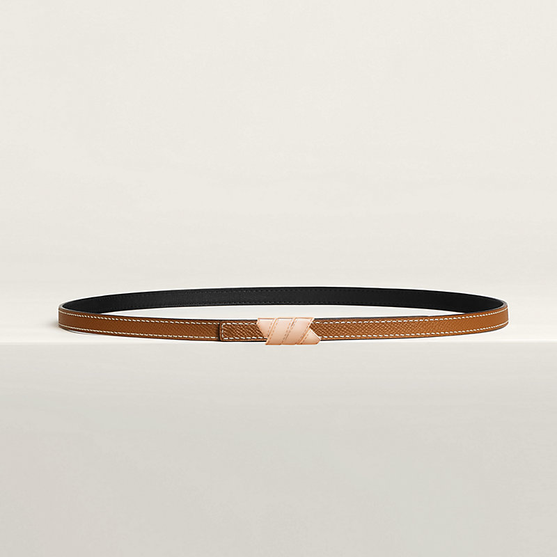 Ruban belt buckle & Reversible leather strap 13 mm | Hermès USA