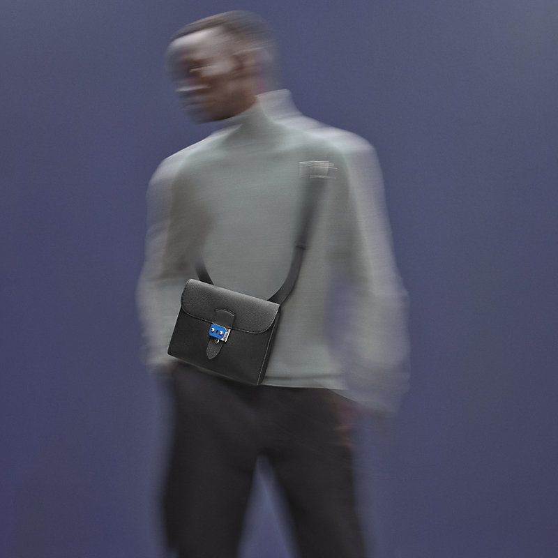 Sac a depeches 21 bag - Black | Hermès USA