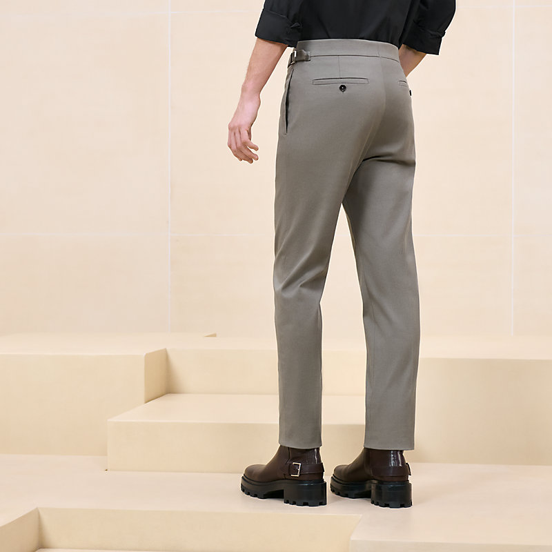 Saint Germain fitted pants - Grey - 52 | Hermès Singapore