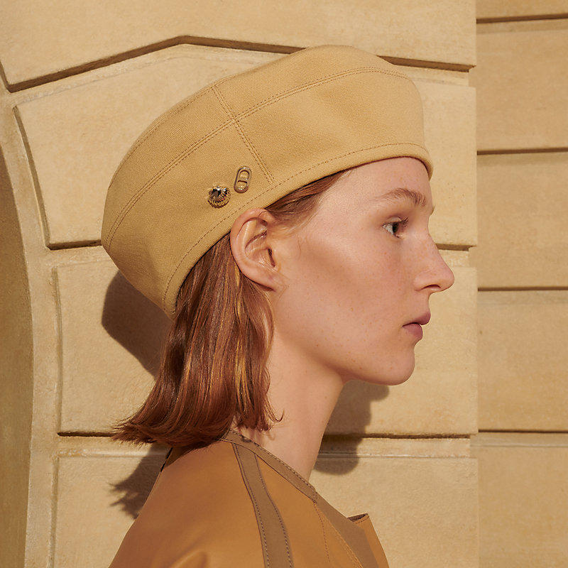 Hermes beret Hermes Merino Wool Bonnie Sailor Beret 59 Rouge Rubis  main image 4