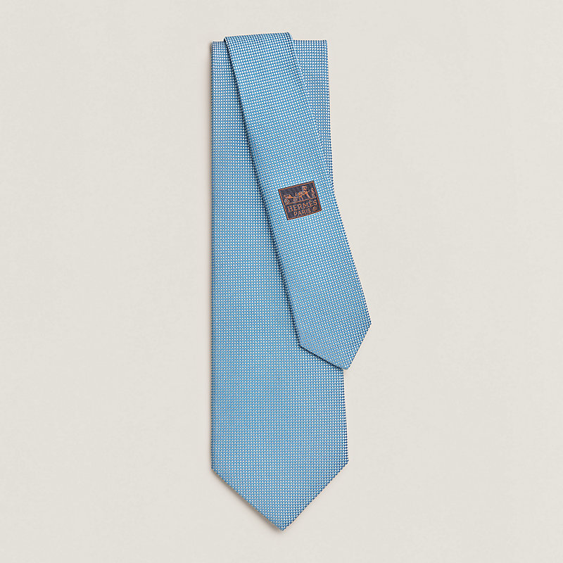 hermes light blue tie