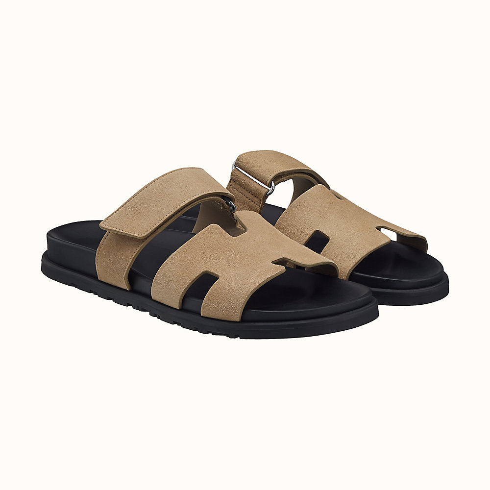 hermès chypre leather mules