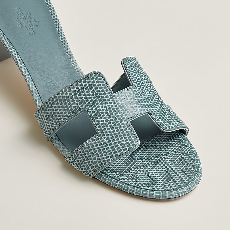 Sandales Oasis Femme - Imprimé Serpent/animal, Bleu, Taille 37, Neuf Sans Emballage (ex Display)