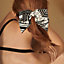 "Sangles en Zigzag Bandana" Grenelle PM hair clip, View: Worn, worn, view 3 of 3