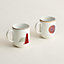 Saut Hermès set of 2 mugs, View: Back, back, view 3 of 3