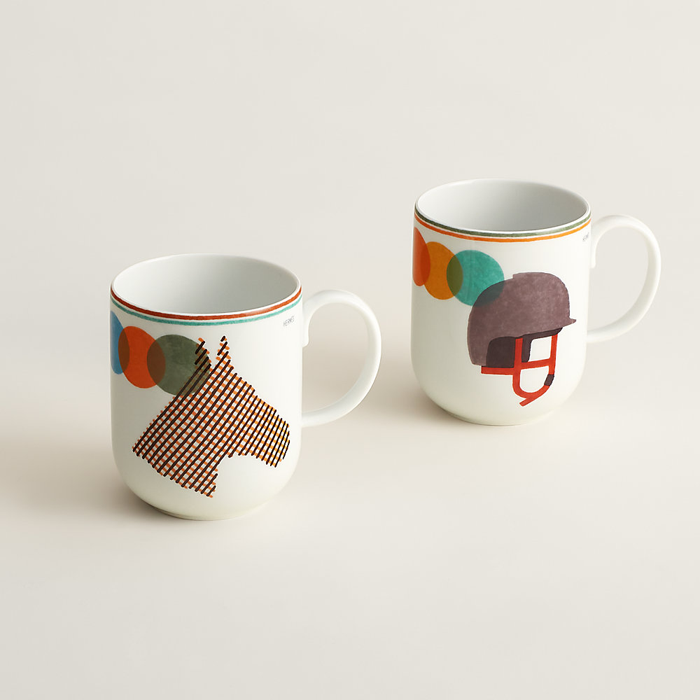 Saut Hermès set of 2 mugs | Hermès Canada