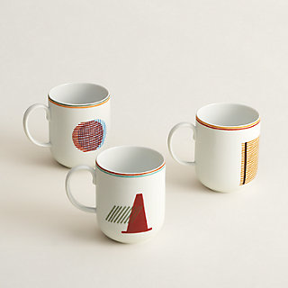 Saut Hermès set of 3 mugs | Hermès USA Saut Hermès set of 3 mugs | Hermès USA
