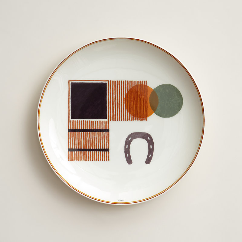 HERMÈS SAUT HERMÈS 皿　シリアルプレート Saut Hermès tart platter | Hermès USA