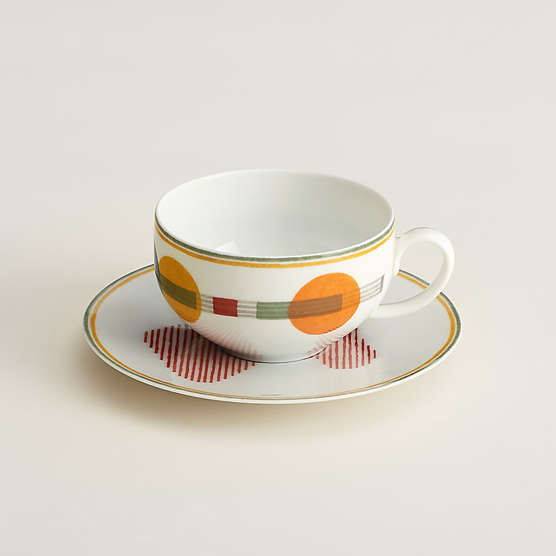 Saut Hermès tea cup and saucer | Hermès USA