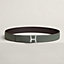 Script belt buckle & Reversible leather strap 38&nbsp;mm, View: , view 2 of 3