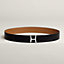 Script belt buckle & Reversible leather strap 38&nbsp;mm, View: , view 1 of 3