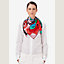Sea, Surf and Fun scarf 90, View: Worn, worn, view 2 of 2