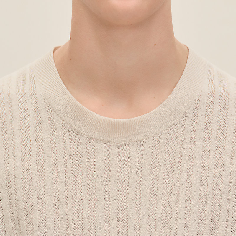 "Seersucker pique" t-shirt