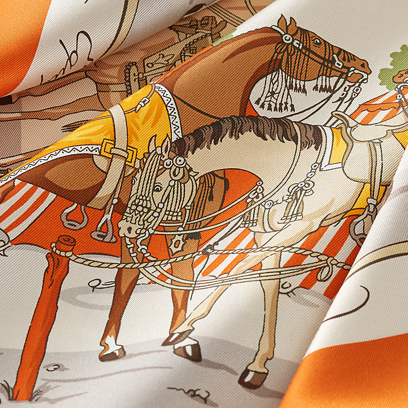 Seidentuch 70 Equipements à Cheval sur l'Elégance, Ansicht: , Ansicht 3 von 3