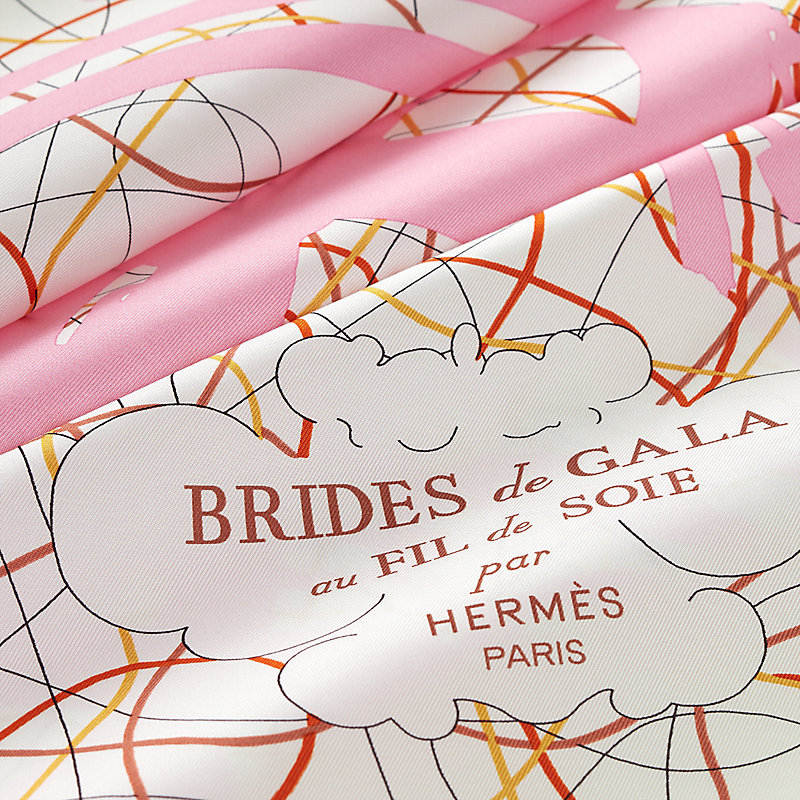 Seidentuch 90 Brides de Gala au Fil de Soie