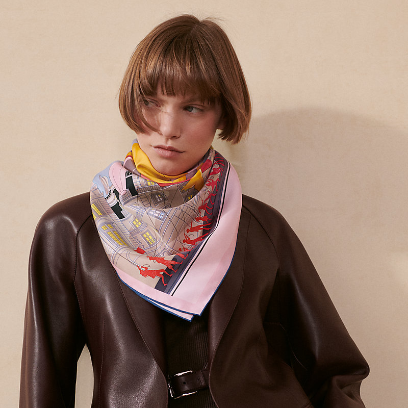 Seidentuch 90 Hermès Parade