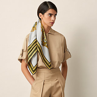 Selle des Steppes wash scarf 90 | Hermès Australia