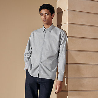 Leather detail t-shirt | Hermès Singapore