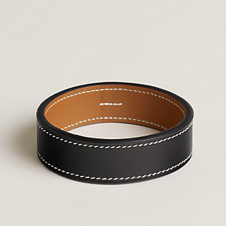 Sellier bangle - Black | Hermès USA