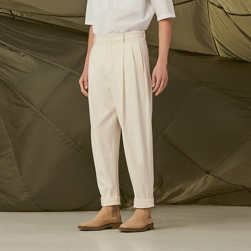 Seoul pants with pleats | Hermès Saudi Arabia