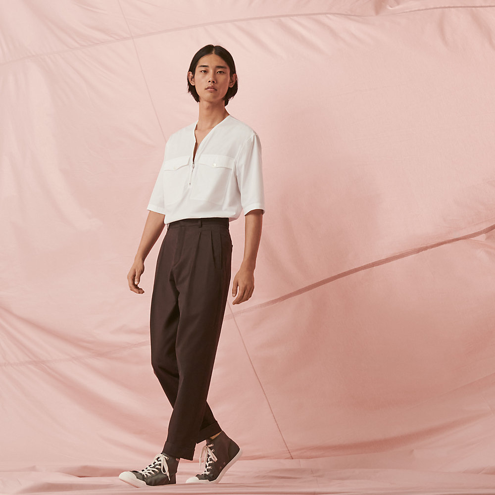 [JEMUT]★25SS★韓国人気★SATURN TWO TUCK WIDE TWILL PANTS JEMUT】25SS☆ Saturn Two Tuck Wide Twill Pants JEMUT】25SS