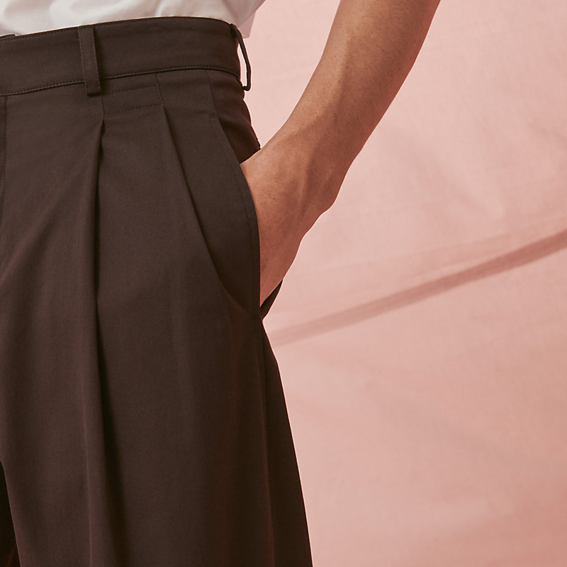 ▲HERMESエルメス イージーウエスト ジョガーパンツ 裾ジップ パンツ 《マルト》 - オレンジ - 52 | Hermès - エルメス-公式サイト