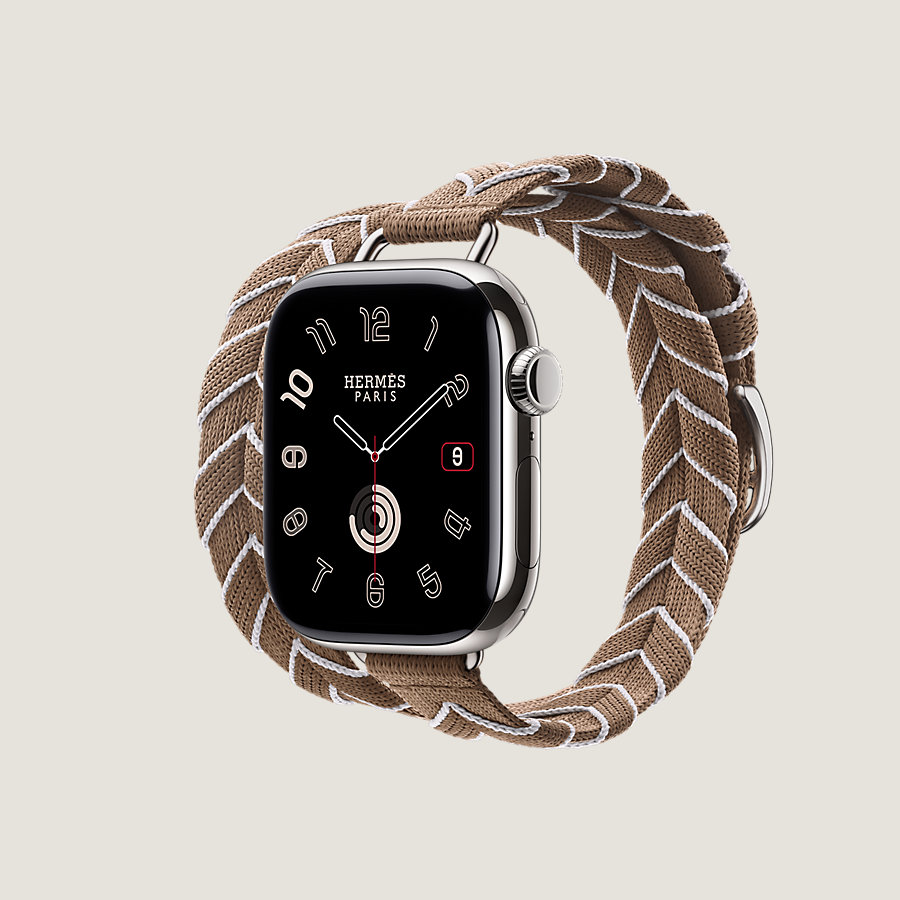 Series 10 ケース & Apple Watch Hermès ドゥブルトゥール 《ブリドン 