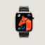 Series 11 ケース & Apple Watch Hermès シンプルトゥール 《キリム》 ディプロイアントバックル 42&nbsp;mm, イメージ: 正面から見たイメージ, front, ビュー4の5