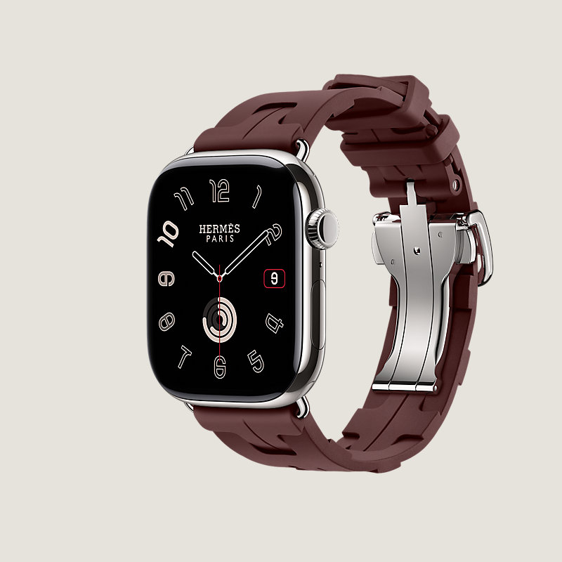 Series 11 ケース & Apple Watch Hermès シンプルトゥール 《キリム》 ディプロイアントバックル 46&nbsp;mm