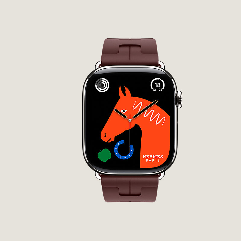 Series 11 ケース & Apple Watch Hermès シンプルトゥール 《キリム》 ディプロイアントバックル 46&nbsp;mm