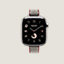 Series 11 ケース & Apple Watch Hermès シンプルトゥール 《ツイル・ジャンプ/アトラージュ》 42&nbsp;mm, イメージ: 正面から見たイメージ, front, ビュー1の5