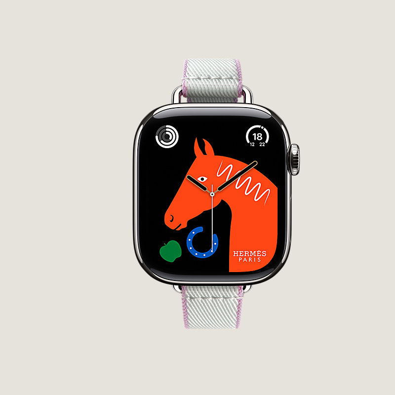 Series 11 ケース & Apple Watch Hermès シンプルトゥール 《ツイル・ジャンプ/アトラージュ》 42&nbsp;mm