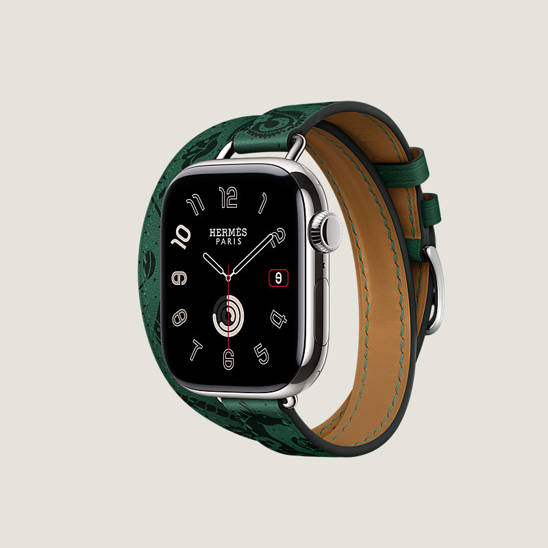 Series 11 ケース & Apple Watch Hermès ドゥブルトゥール 《アトラージュ/アニモー・バンダナ》 42&nbsp;mm