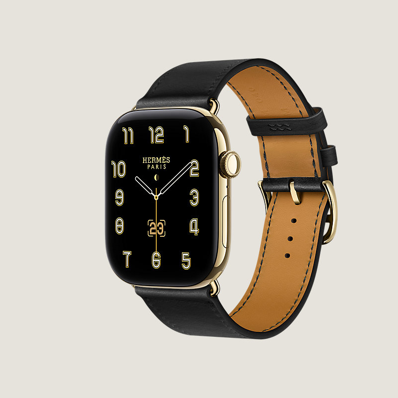 Series 12 ケース & Apple Watch Hermès シンプルトゥール 46 mm, イメージ: 横から見たイメージ, ビュー3の3
