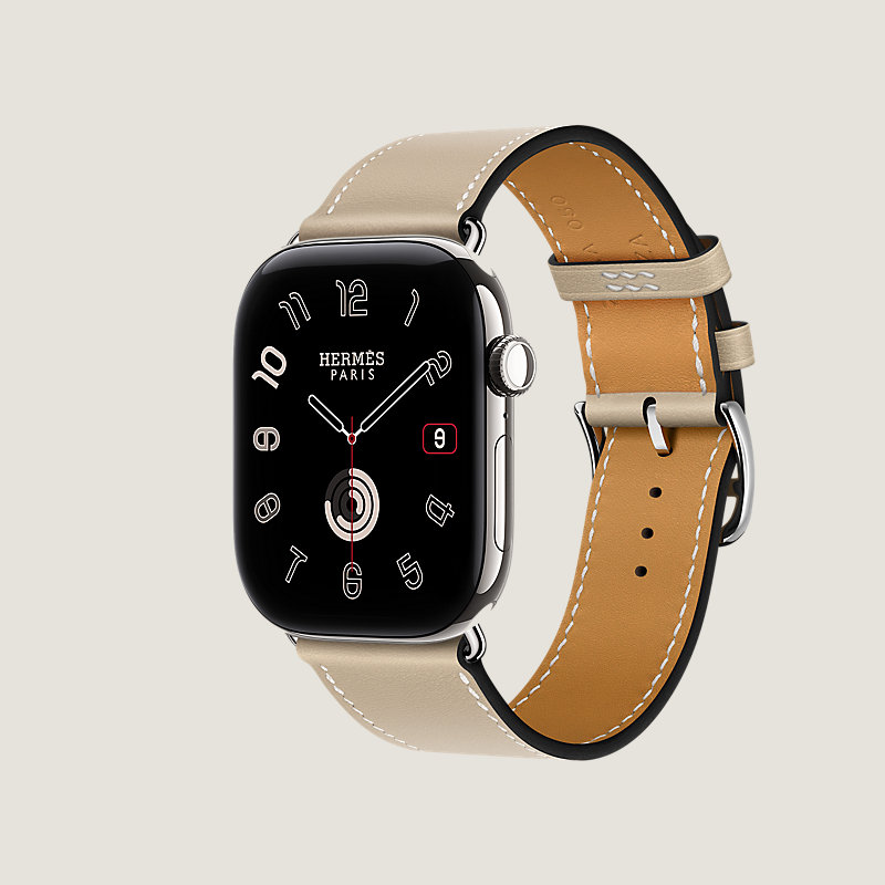 Series 12 ケース & Apple Watch Hermès シンプルトゥール 46&nbsp;mm, イメージ: 横から見たイメージ, ビュー3の3