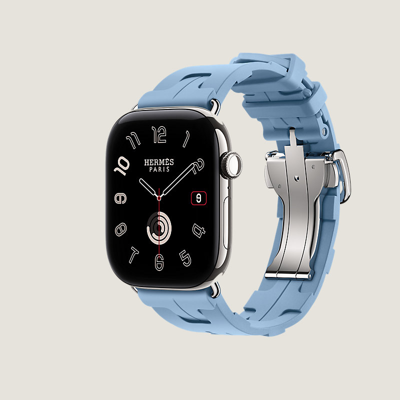 Series 12 ケース & Apple Watch Hermès シンプルトゥール 《キリム》 ディプロイアントバックル 46&nbsp;mm, イメージ: 横から見たイメージ, ビュー3の3