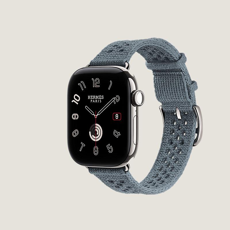 Series 12 ケース & Apple Watch Hermès シンプルトゥール 《ネオ・トリコ》 42&nbsp;mm, イメージ: 横から見たイメージ, ビュー3の3