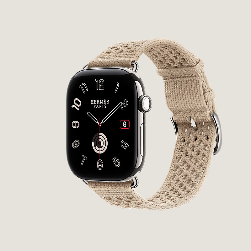 Series 12 ケース & Apple Watch Hermès シンプルトゥール 《ネオ・トリコ》 46&nbsp;mm, イメージ: 横から見たイメージ, ビュー3の3