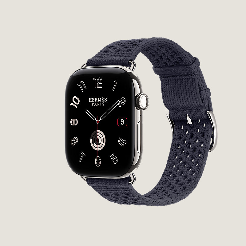 Series 12 ケース & Apple Watch Hermès シンプルトゥール 《ネオ・トリコ》 46&nbsp;mm, イメージ: 横から見たイメージ, ビュー3の3