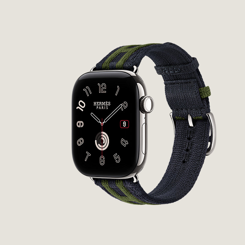 Series 12 ケース & Apple Watch Hermès シンプルトゥール 《ロカバール・クラブ》 42 mm, イメージ: 横から見たイメージ, ビュー3の3