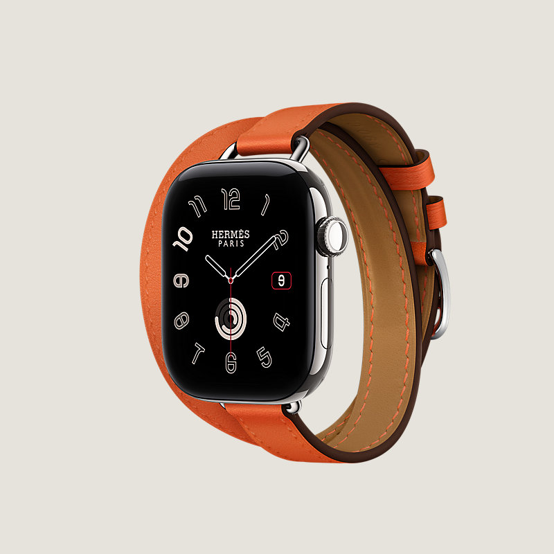 Series 12 ケース & Apple Watch Hermès ドゥブルトゥール 《アトラージュ》 42 mm, イメージ: 横から見たイメージ, ビュー3の3
