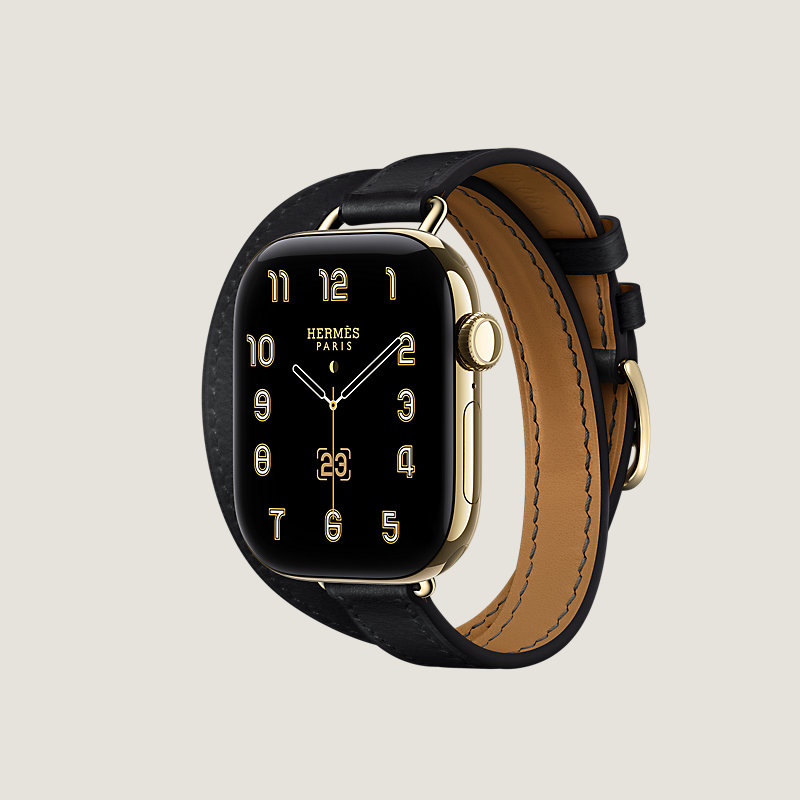 Series 12 ケース & Apple Watch Hermès ドゥブルトゥール 《アトラージュ》 42 mm, イメージ: 横から見たイメージ, ビュー3の3